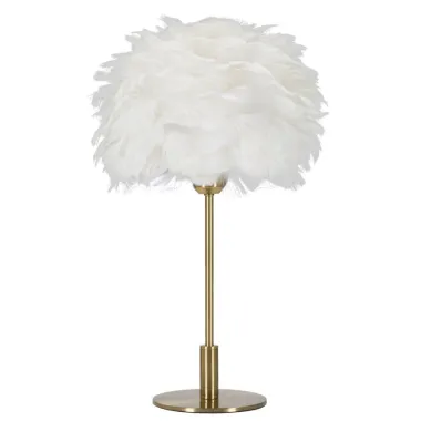LAMPA STOŁOWA BALL FEATHER 30X50 cm